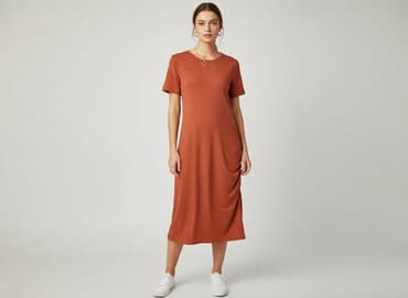 sukienki jednokolorowe: Sukienka damska, rozmiar S — 5