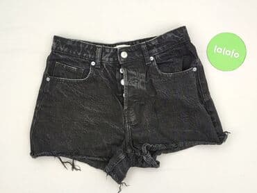 krótkie spodenki dżinsowe z wysokim stanem: H&M, Szorty damskie, rozmiar S — 3