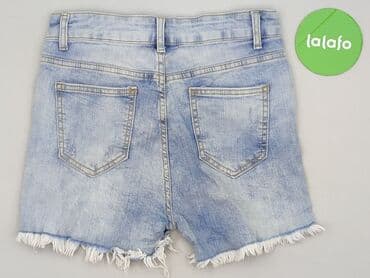 srebrne szorty: Denim, Szorty damskie, S w lalafo.pl — 3 srebrne szorty: Denim, Szorty damskie, S — 3