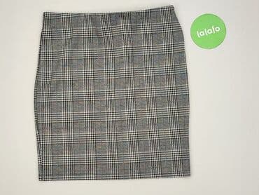 czarne spódnice w kratę: Janina, Spódnica damska, rozmiar 2XL — 2