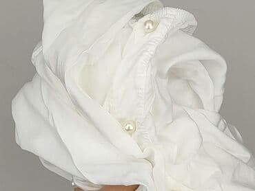 biala bluzka z dlugim rekawem: Bluzka damska, rozmiar S — 5