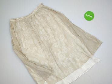 biała spódnice midi: Spódnica damska, rozmiar L — 2