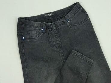 szare szerokie jeansy: Tom Rose, Jeansy damskie, rozmiar M — 2