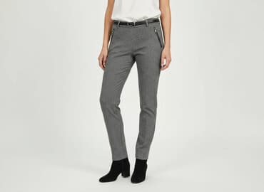 hm buty sniegowce: H&M, Spodnie materiałowe damskie, rozmiar S — 7