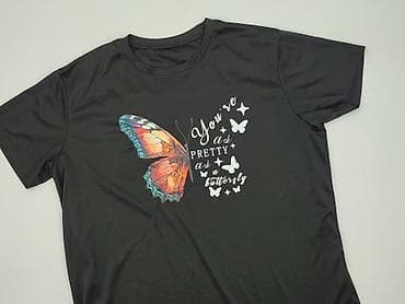 bluzki czarne basic: T-shirt damski, rozmiar 6XL — 1
