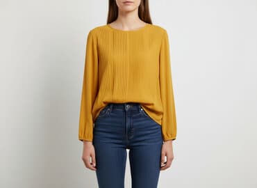 bluzki damskie pomarańczowa: Bluzka damska, rozmiar S — 6