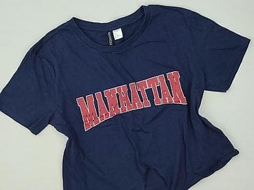 biale trampki ck: H&M Divided, T-shirt damski, rozmiar M — 1