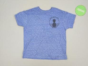 bluza niebieska h: T-shirt damski, rozmiar S — 2