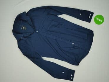 niebieska bluza hm: H&M, Koszulа dla mężczyzn, rozmiar S — 4