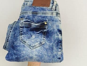 woskowane legginsy z wysokim stanem zara: Yessica, Jeansy damskie, rozmiar S — 6