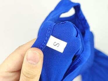 sukienki maxi na wesele niebieska: Sukienka damska, rozmiar S — 4