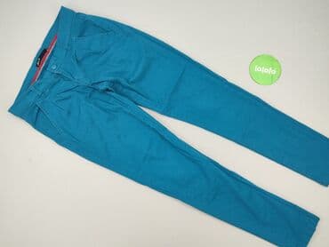 czerwone chinosy damskie: Spodnie materiałowe damskie, rozmiar S — 2