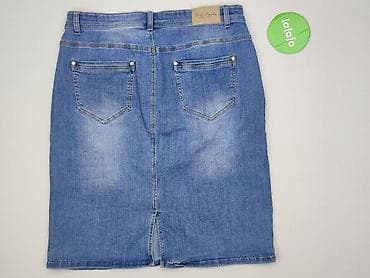 spodnice midi letnie: Denim, Spódnica damska, rozmiar XL — 3