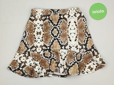 spódnice w panterkę z falbanami: PrettyLittleThing, Spódnica damska, rozmiar S — 4