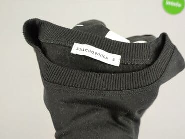 czarne t shirty basic: SZACHOWNICA, Світшот жіночий, розмір S — 5