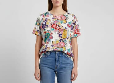 zielona koszulka zara: Zara, T-shirt damski, rozmiar M — 7