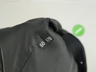 bluza 2pac: Męska kamizelka garniturowa w klasyczne, cienkie prążki. Kolor: ciemny — 4