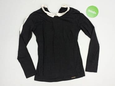 biała bluzka z czarną tasiemką: Bluzka damska, rozmiar S — 3