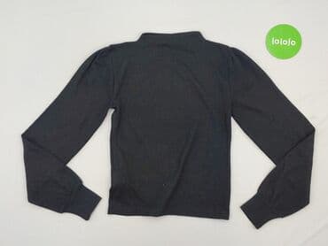 czarna sukienka z długim rękawem sinsay: Sinsay, Top damski, rozmiar S — 3