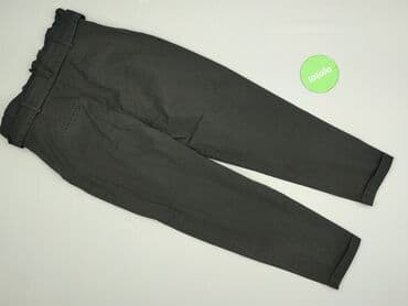 zara spodnie czarne z wysokim stanem: Bershka, Spodnie materiałowe damskie, rozmiar S — 3