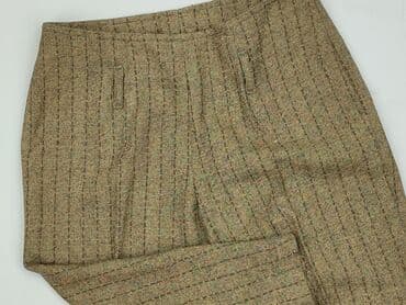spodnie woskowane brązowe reserved: Material trousers for women, size S (EU 36) — 1