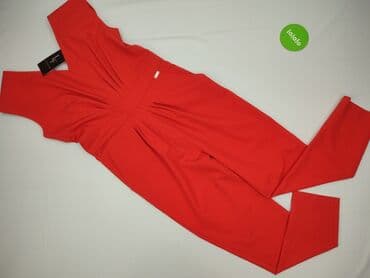 czerwone długie sukienki: Lenitif, Kombinezon damski, rozmiar XL — 2