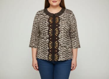 ubrania z kotem: Catharan, Bluzka damska, rozmiar 8XL — 6