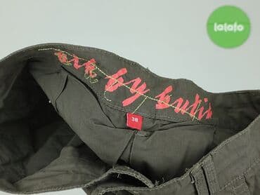 krótkie spodenki z paskiem: Szorty damskie, M — 4