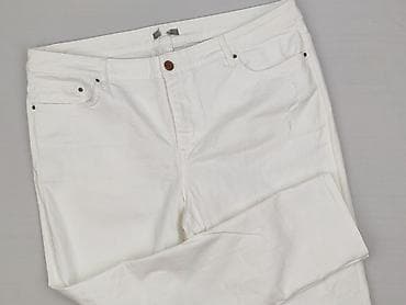 bialy: Jeansy damskie, rozmiar XL — 1