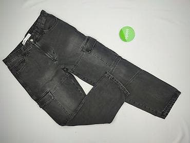 childrens jeans: Bershka, Spodnie cargo damskie, rozmiar XL — 2