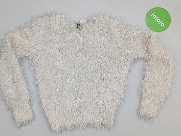 biale klapki a: Sweter damski, rozmiar S — 2