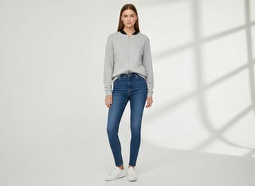 bluza na suwak: Bluza damska
, rozmiar L — 6