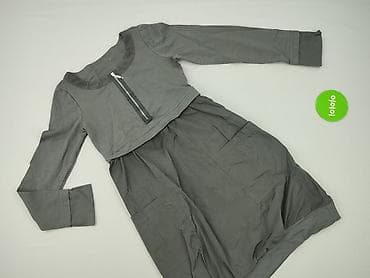 szary plaszcz pull: Sukienka damska, rozmiar S — 2