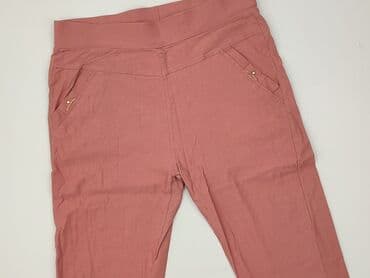 Women: Material trousers for women, size 3XL (EU 46) — 1