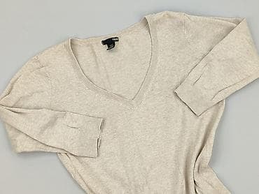 piaskowy sweter: H&M, Sweter damski, rozmiar M — 1