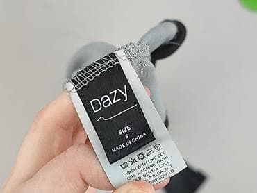 azurowa bluzka: Dazy, Golf damski, rozmiar S — 4