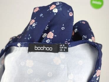 niebieskie sukienki plus size: Boohoo, Bluzka damska, rozmiar S — 4