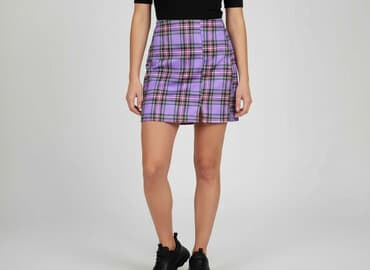 fioletowe spódniczki: Spódnica damska, rozmiar M — 6