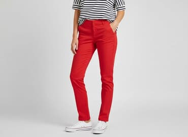 reserved czerwone spodnie: Reserved, Spodnie materiałowe damskie, rozmiar XS — 7