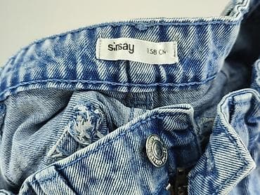 stringi dla dzieci: Spodnie jeansowe, Sinsay, 13 lat, 158, stan - Bardzo dobry — 4