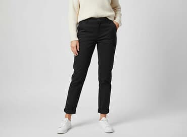 długie spodnie damskie dla wysokich: Spodnie materiałowe damskie, rozmiar S — 8