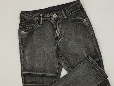 spodnie woskowane matowe: Jeans, 10 years, 134/140, condition - Very good — 1