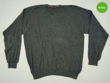 sweter piórkowy na drutach: XXL, Sweter dla mężczyzn, rozmiar 2XL — 2