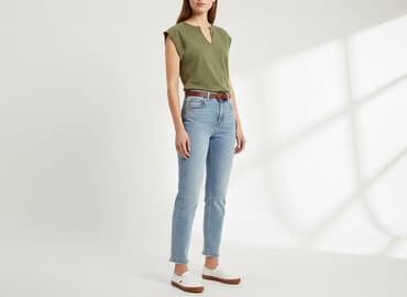 koszulki bez rękawów damskie united colors of benetton: United Colors of Benetton, Women`s T-shirt, size S — 1