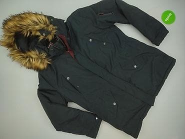 płaszcz puchowy: Męska parka zimowa T&M Fashion Wear Collection, rozmiar L - — 2