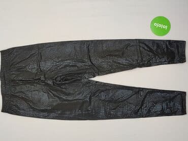 Women: Leggings Eco-leather for women, size S (EU 36) — 2