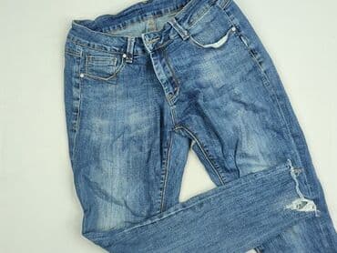dziurawe dżinsy: Jeansy damskie, rozmiar S — 2