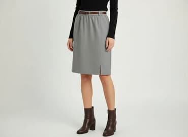 plisowane spódnice szara: Spódnica damska, rozmiar M — 6