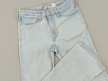 smieszne bluzki: Spodnie jeansowe, H&M, 12 lat, 152, stan - Bardzo dobry — 1