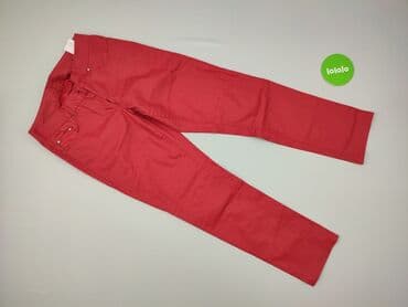 czerwona obcisła sukienka h: Material trousers for women, size S (EU 36) — 2